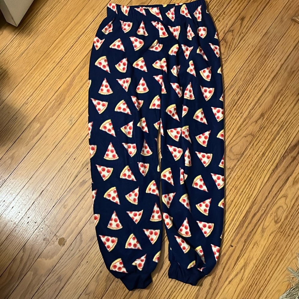 Pajama pizza theme pants